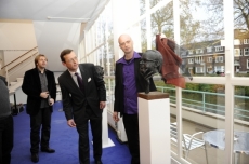 Onthulling zeven Utregse Koppen (fotopersbureau Groeneveld)